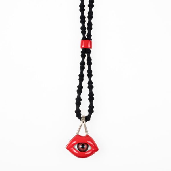 Lips Eye Elastic Necklace