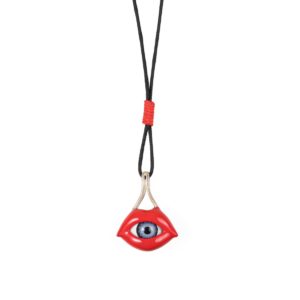 Lips Eye and Knot Necklace Necklaces