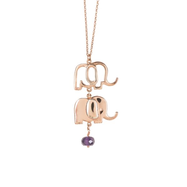 Double Elephant Necklace