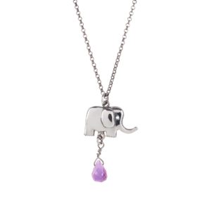 Small Elephant Necklace Necklaces