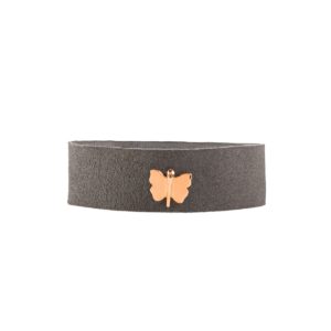 Small Butterfly Suede Bracelet Bracelets