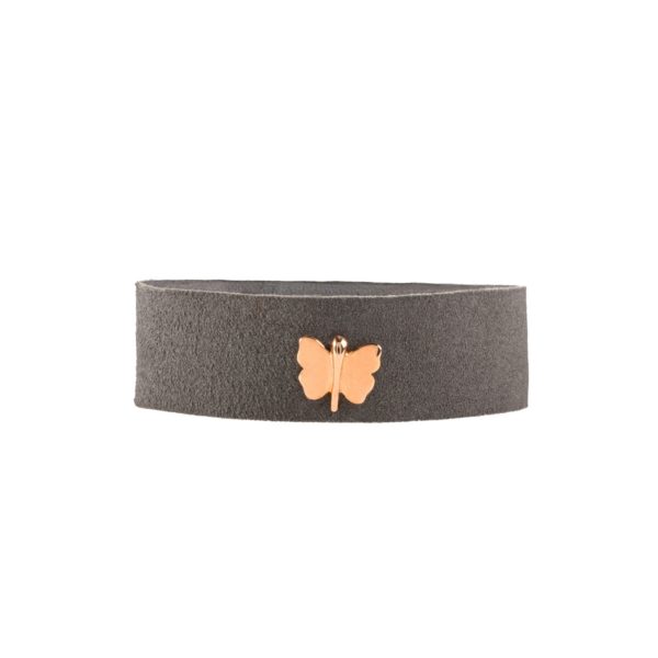 Small Butterfly Suede Bracelet