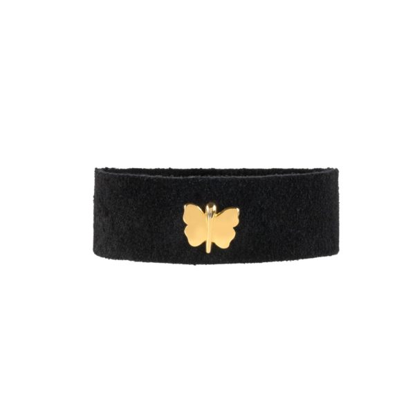Small Butterfly Suede Bracelet