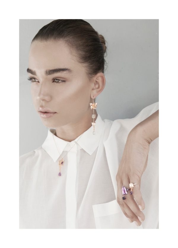 Double Butterfly Earring