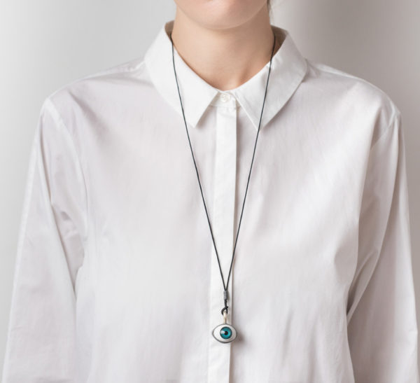 Large Eye and Knot Necklace